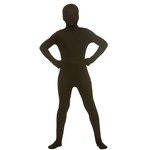 Zwart second skin pak Cleo voor kinderen