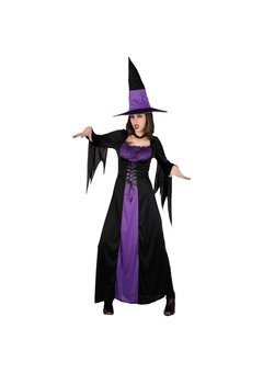 Heksen jurk paars Milou