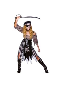 Piraten zombie jurk Roos