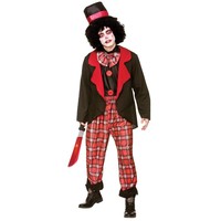 Crimi clown Alina in zwart en rood