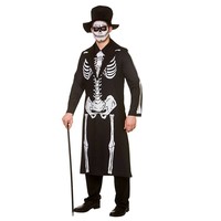 Day of The Dead skeleton pak Mart jas met hoge hoed