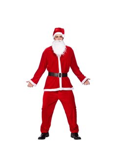 Kerstmanpak Daan de luxe velours