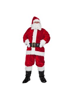 Super de luxe kerstmannen pak Sem