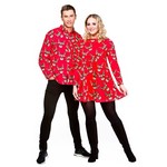 Mooi kerstshirt Boris met rendiertjes print