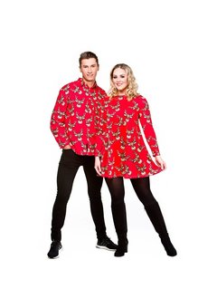 Kerstshirt Boris rendiertjes print