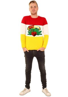 Trui Oeteldonk brede strepen unisex