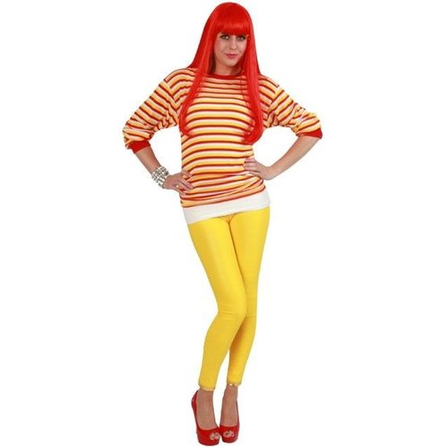 Mooie Dorustrui rood/wit/geel volwassenen unisex