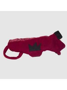 Hundejacke Krone rot