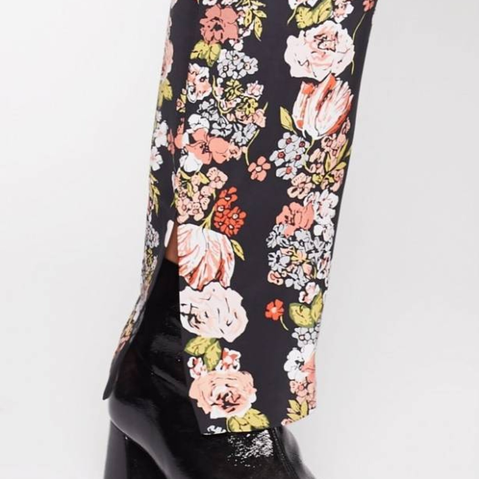 Silk long trousers