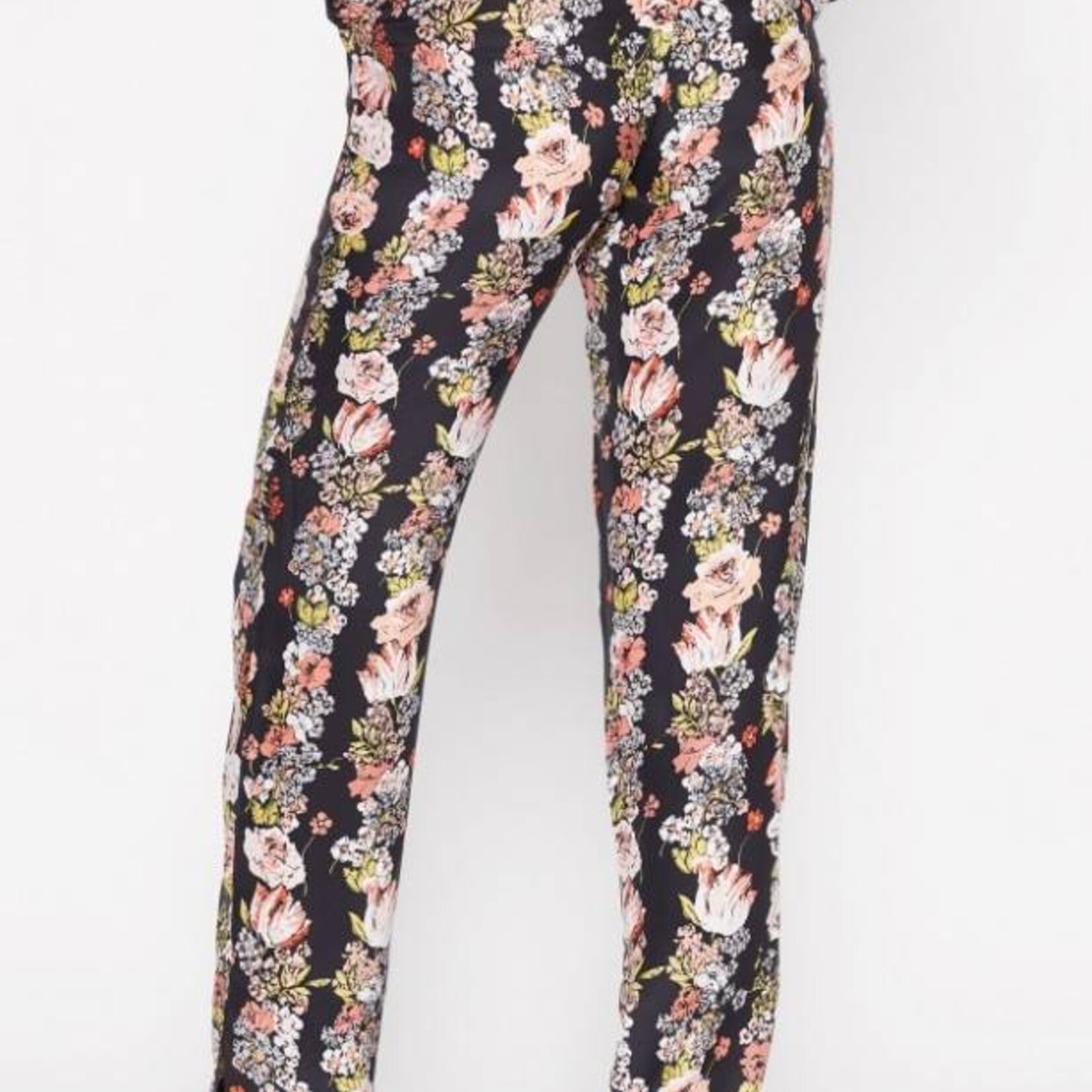 Silk long trousers