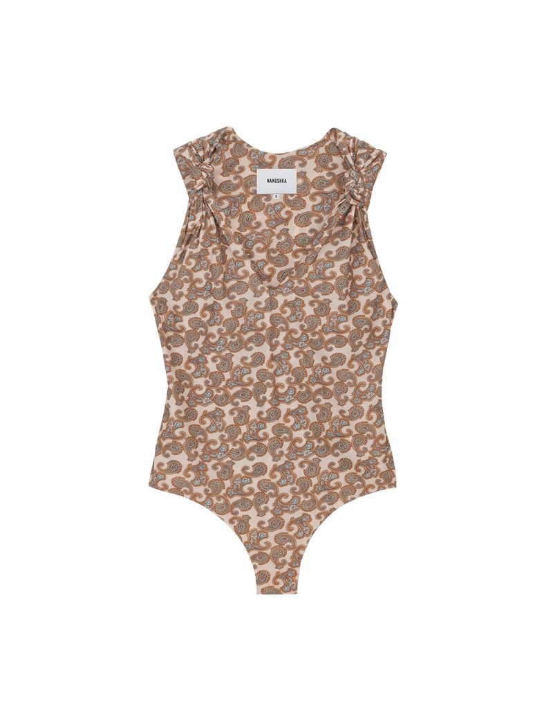 Nanushka Swimsuit with knotted detail - Paisley