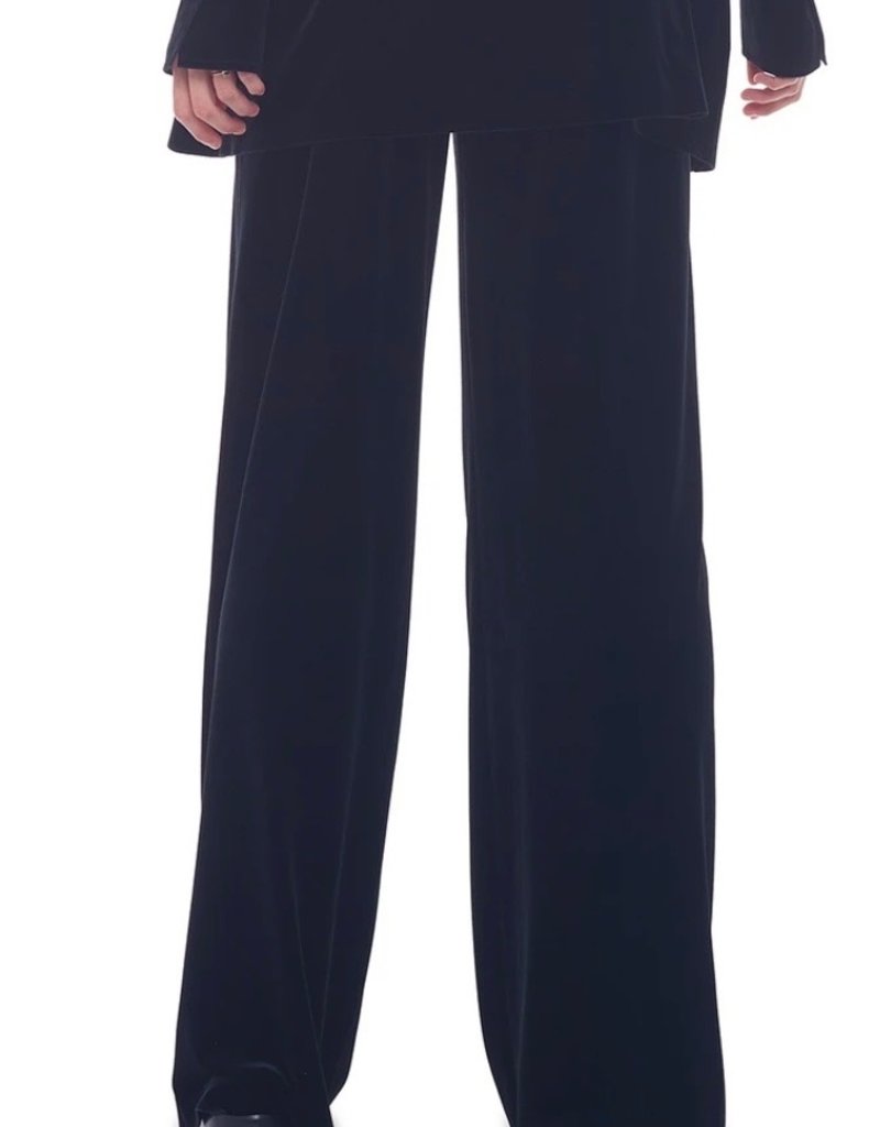 Norma Kamali Straight leg pants - midnight blue