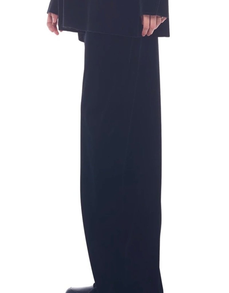 Norma Kamali Straight leg pants - midnight blue