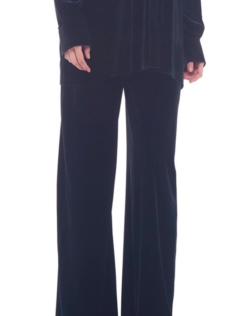 Norma Kamali Straight leg pants - midnight blue