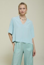 Ottod'Ame Flowing silk-blend blouse