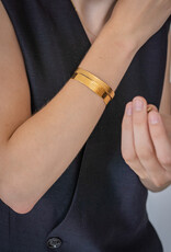 Tweek-eek Olong large  bracelet gold