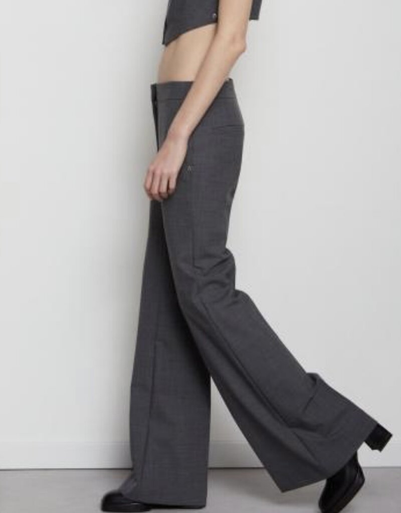 Ottod'Ame Wool blend trousers grey