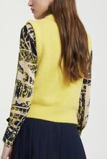 Ottod'Ame Sleeveless wool-blend sweater yellow