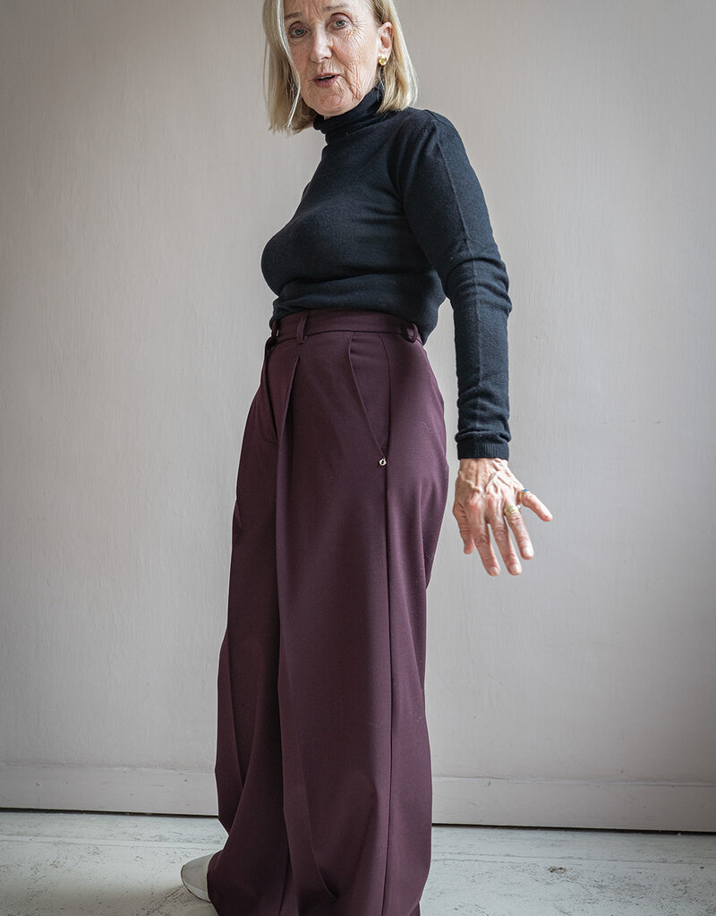 Ottod'Ame Wool blend trousers cabarnet