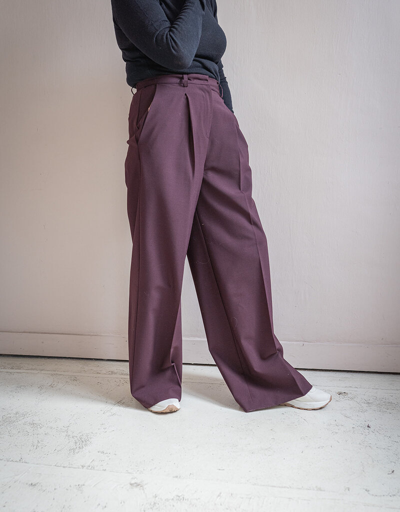 Ottod'Ame Wool blend trousers cabarnet