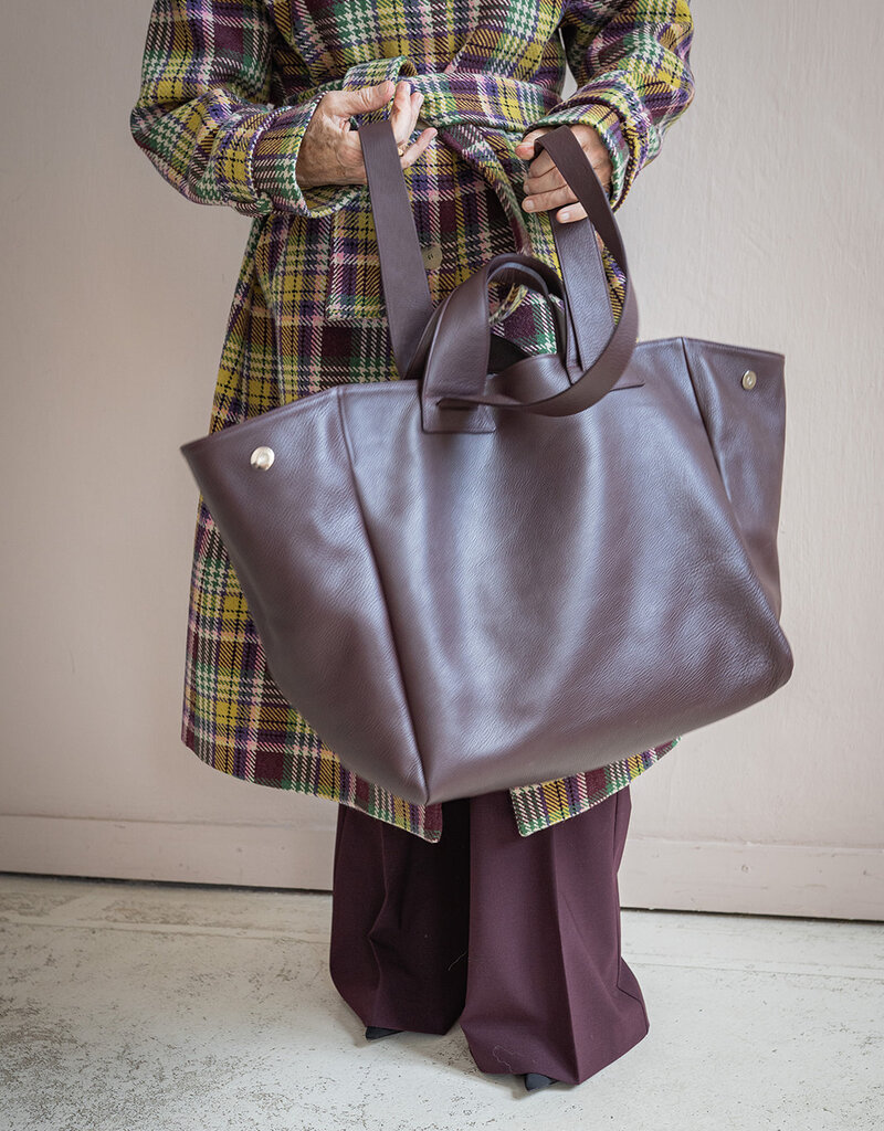 Ottod'Ame Tartan coat with belt