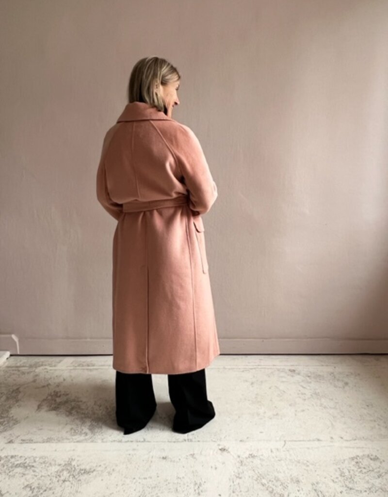 Ottod'Ame Wool blend coat nude