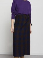 Ottod'Ame Check wool blend skirt