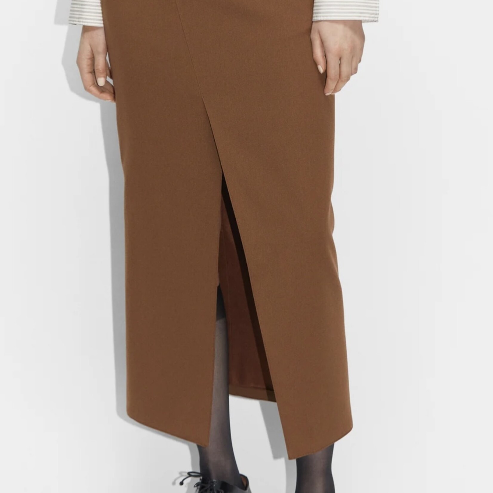 Hope overlapping pencil skirt