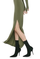 Norma Kamali SIDE SLIT LONG SKIRT