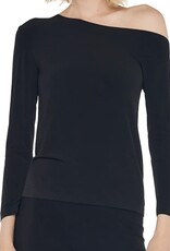 Norma Kamali LONG SLEEVE DROP SHOULDER TOP