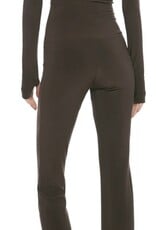 Norma Kamali Straight leg pants -brown