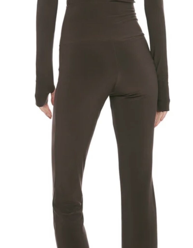 Norma Kamali Straight leg pants -brown