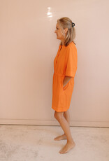Ottod'Ame Short cotton dress orange