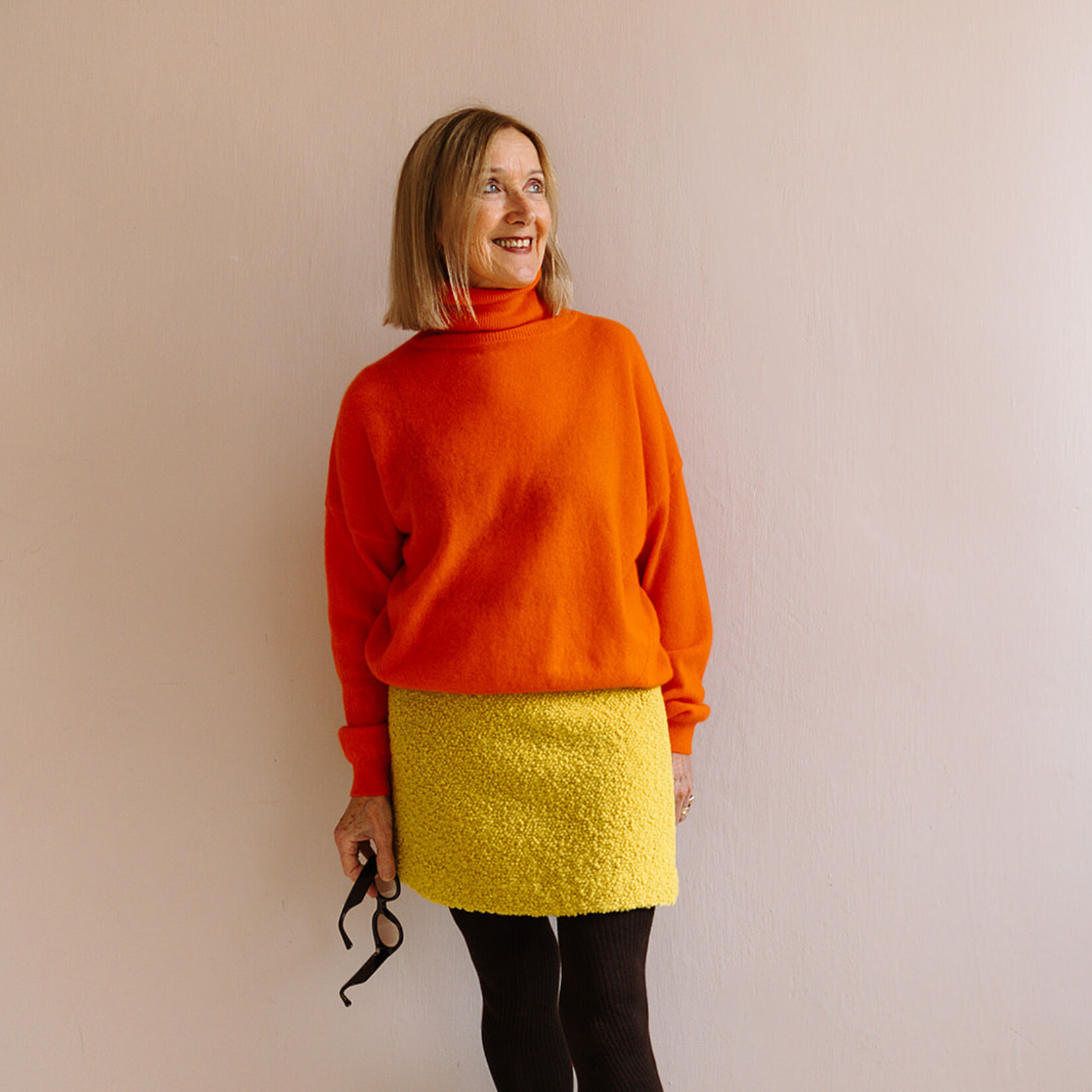 Ottod'Ame Wool trapeze skirt