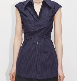 Hope Pinstriped sleeveless shirt