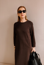 Norma Kamali 3/4 SLEEVE TAILORED TERRY GOWN