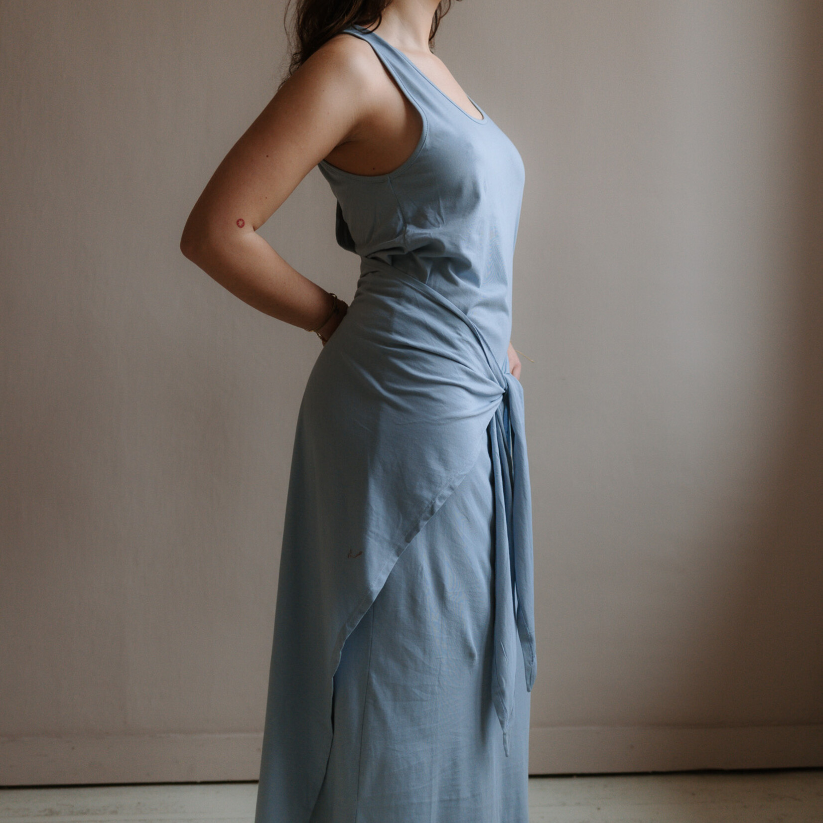 Tela Dress t-shirt madrid light blue
