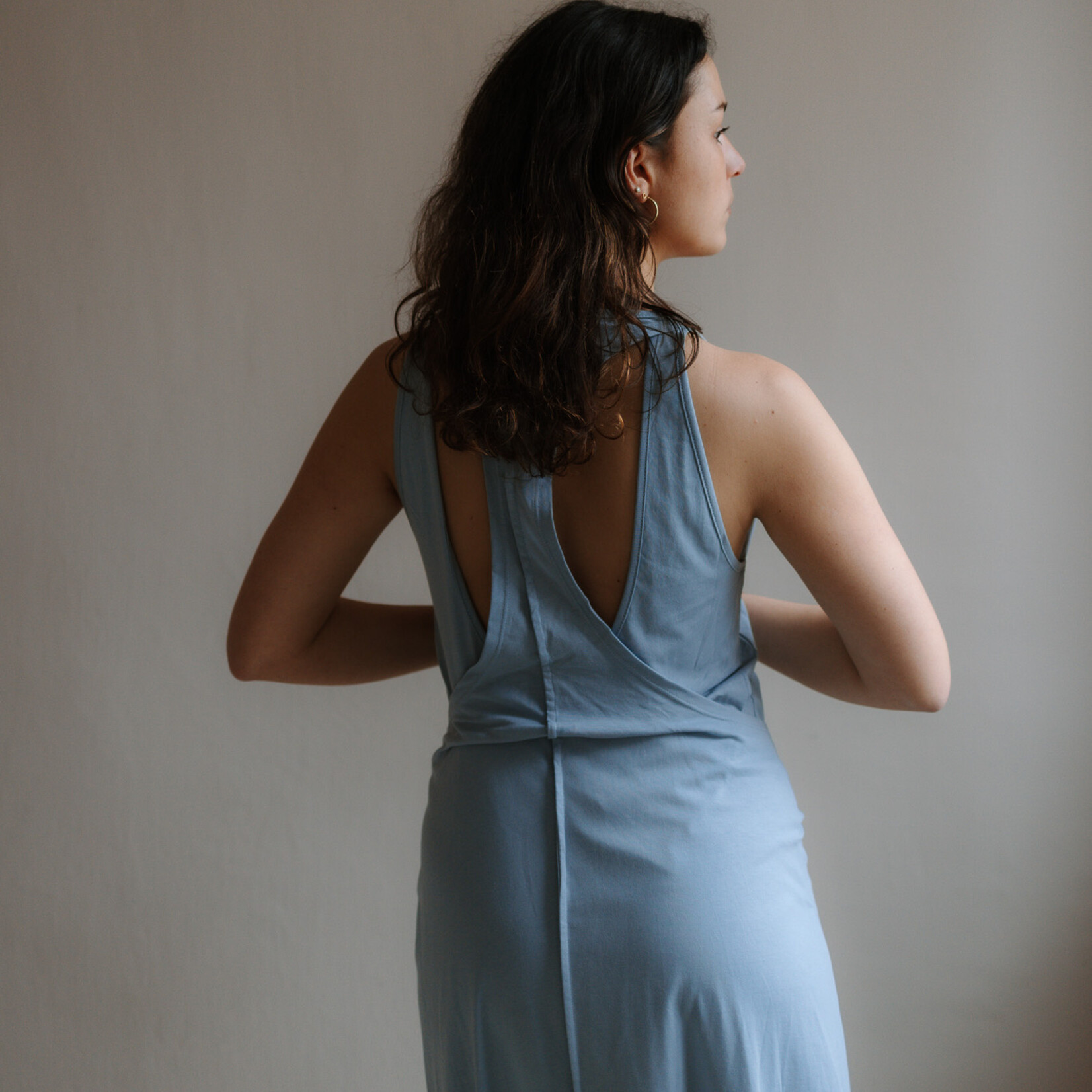 Tela Dress t-shirt madrid light blue