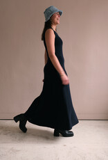 Norma Kamali Long sleeveless dress black