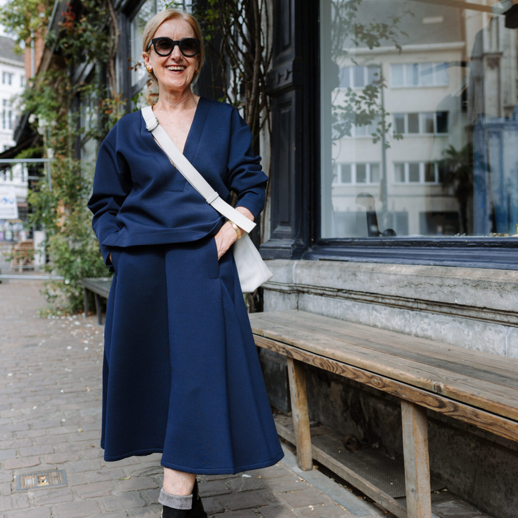 Tela Maglia Sharon scuba jersey blue