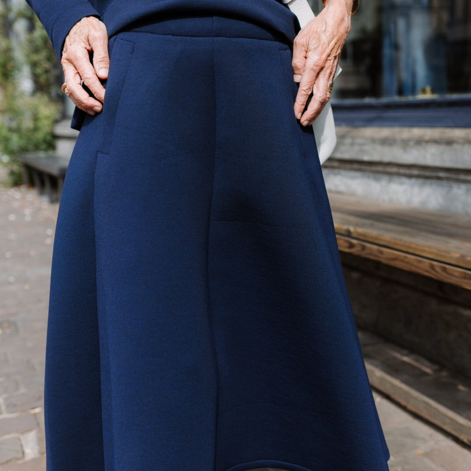 Tela Maglia Sharon scuba jersey blue