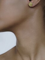 Tweek-eek Left square earrings