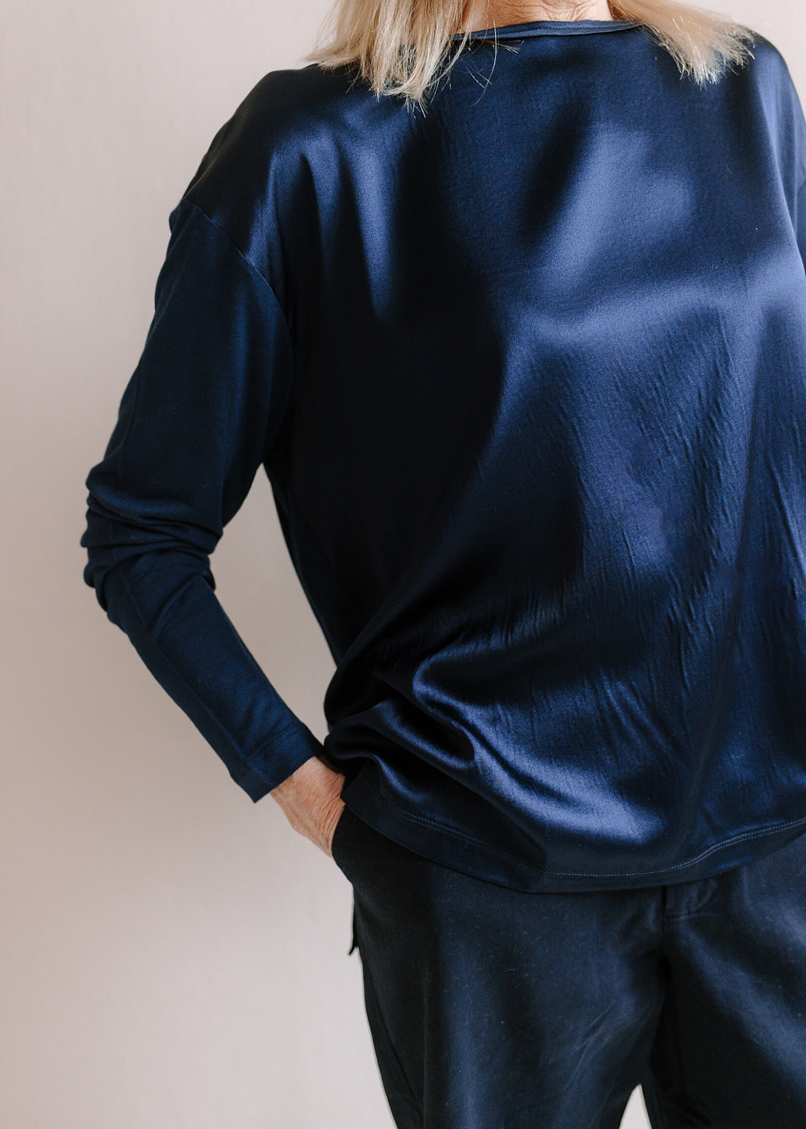 Ottod'Ame Two-Sided Luminous Top (Navy)
