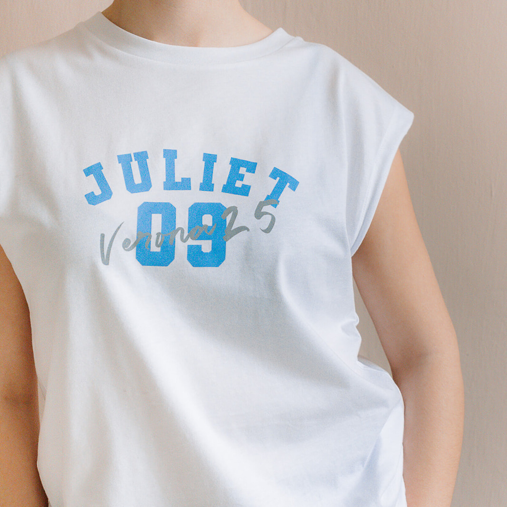 Tela T-shirt whop-(Print White)