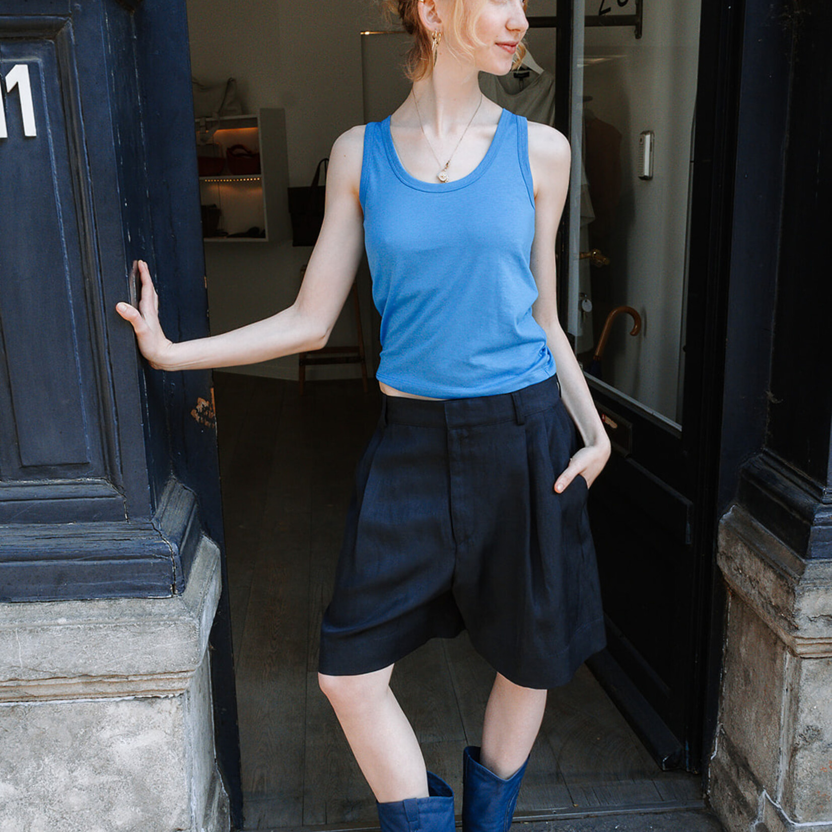 Colorush Chet Tank Top (Paradise Blue)