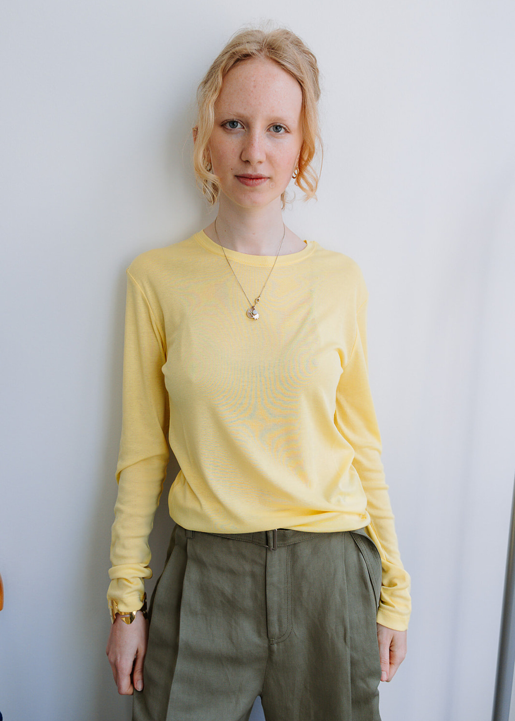 Colorush Elliot Long Sleeve Crew T-Shirt (Yellow)