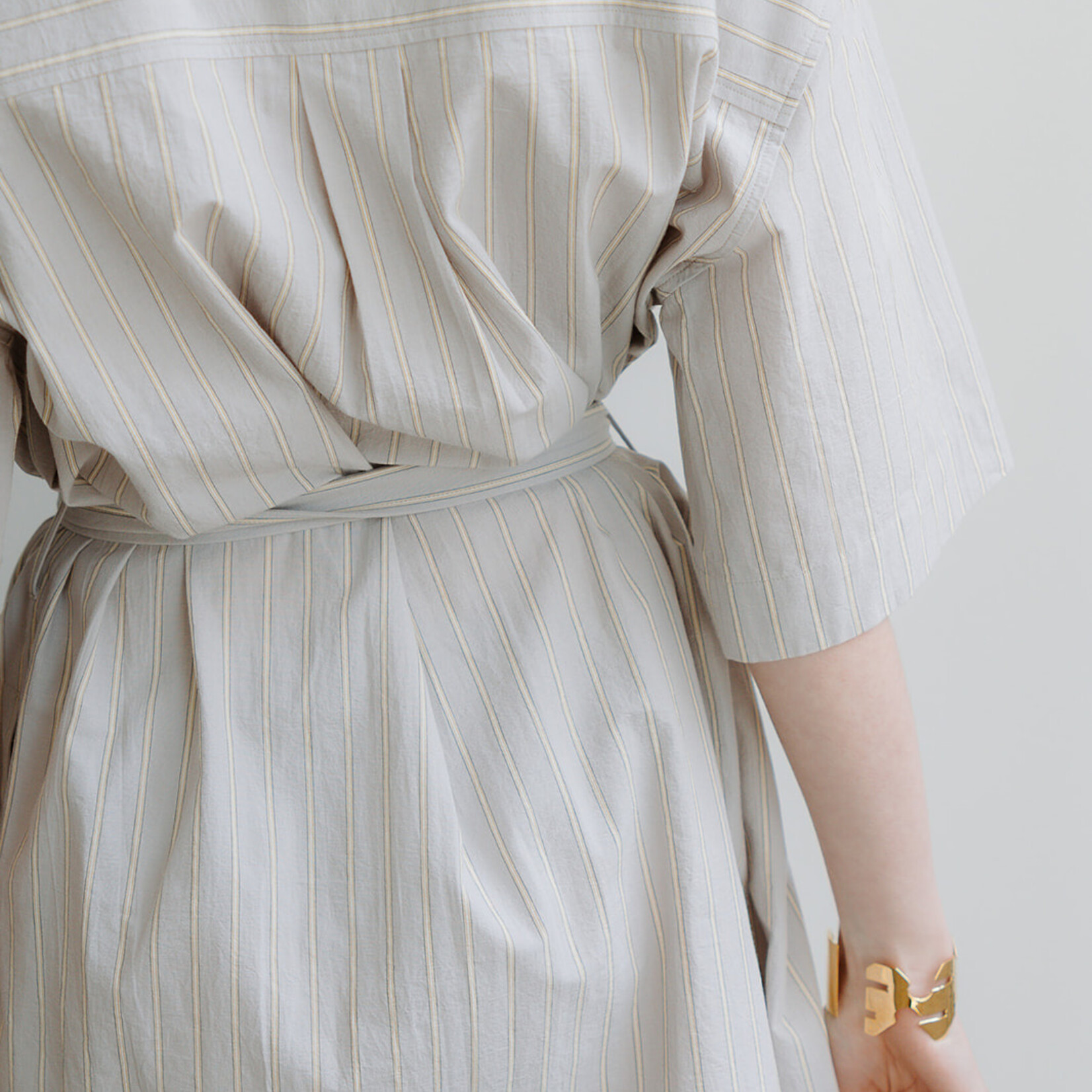 Soeur dress Dahlia (Stripe Light Grey)