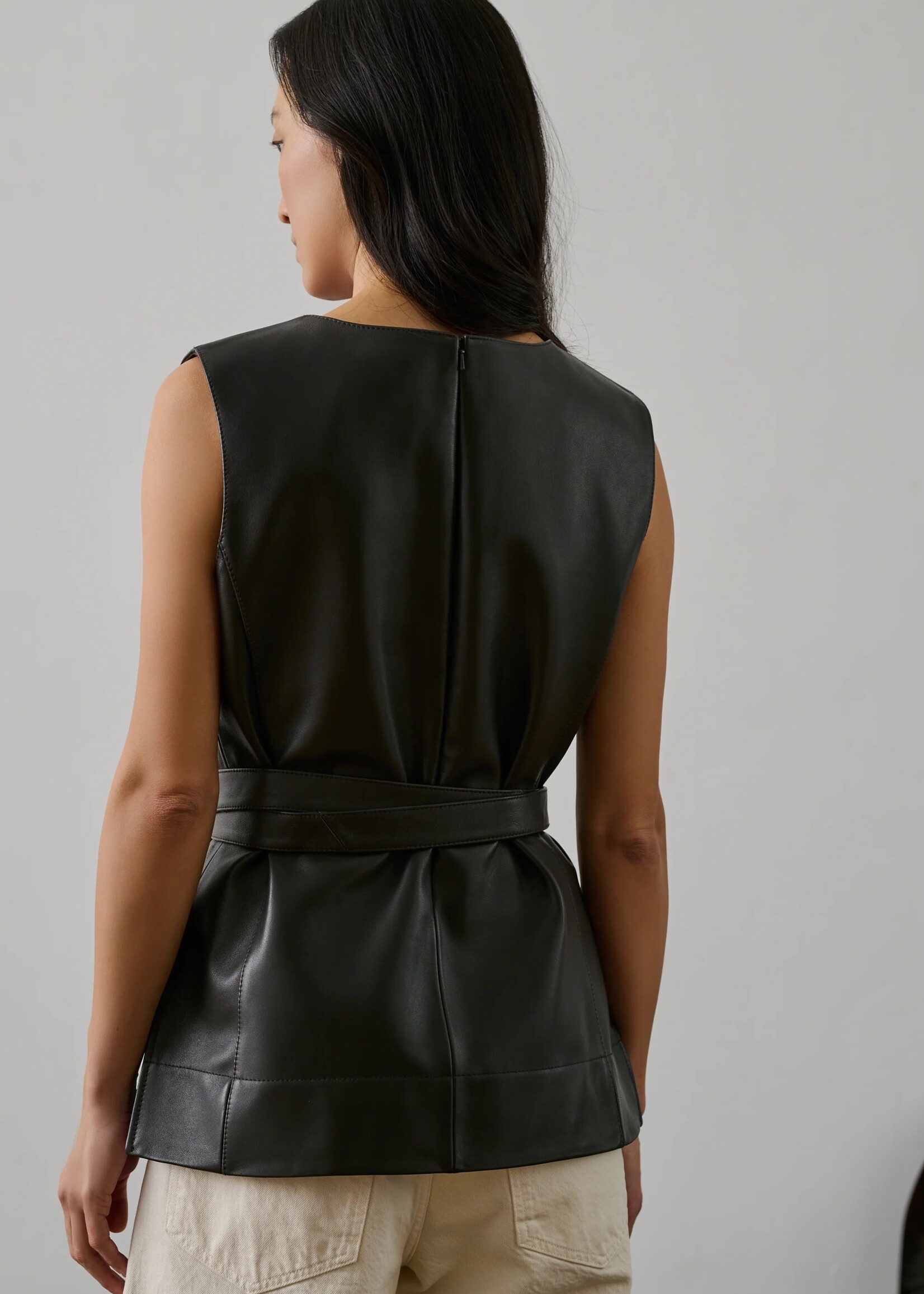 Soeur Leather Top Chance (Brown)