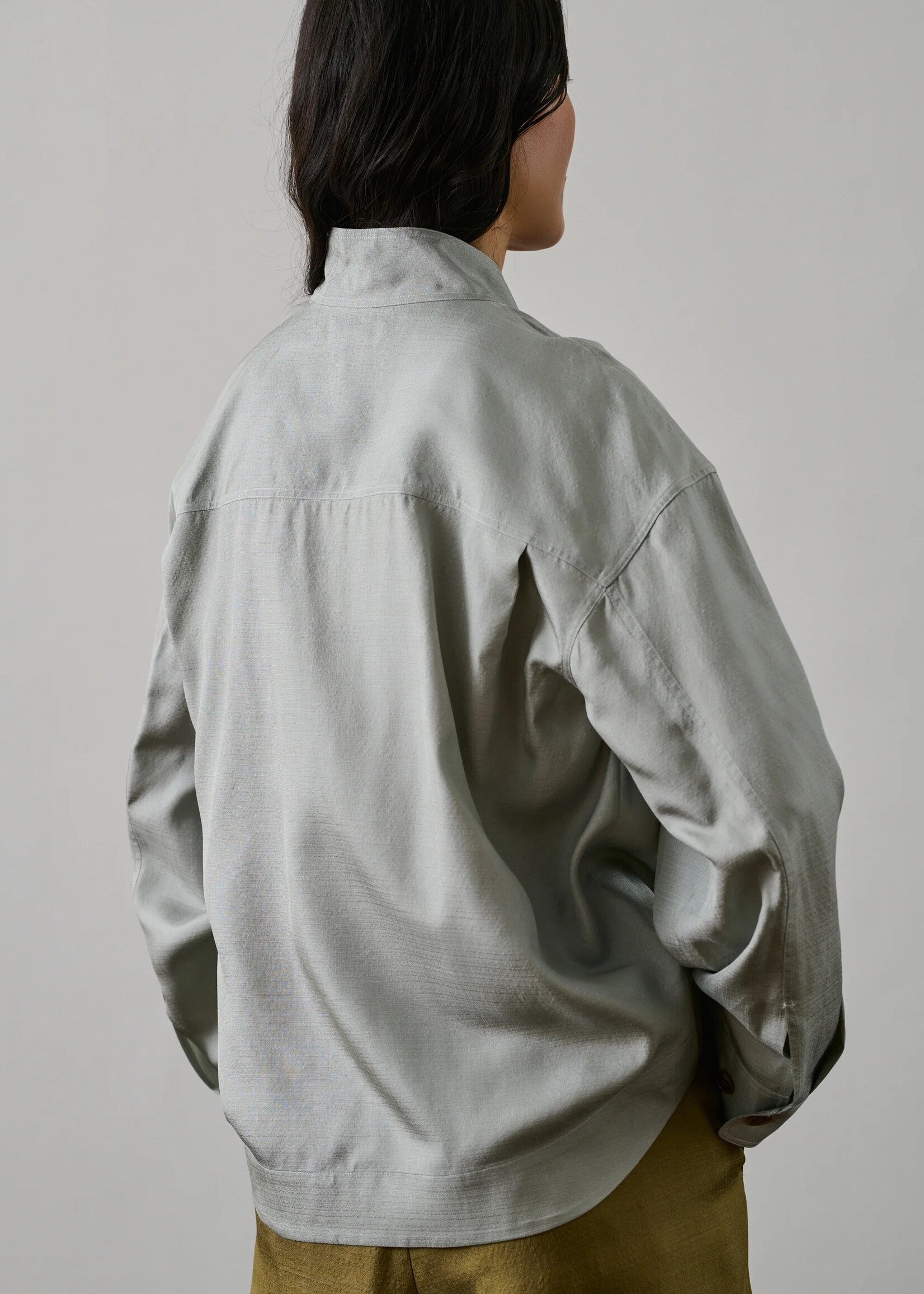 Soeur Silk Blouse Felicite (Icy Blue)