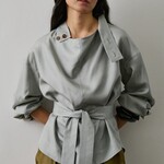 Soeur Silk Blouse Felicite (Icy Blue)